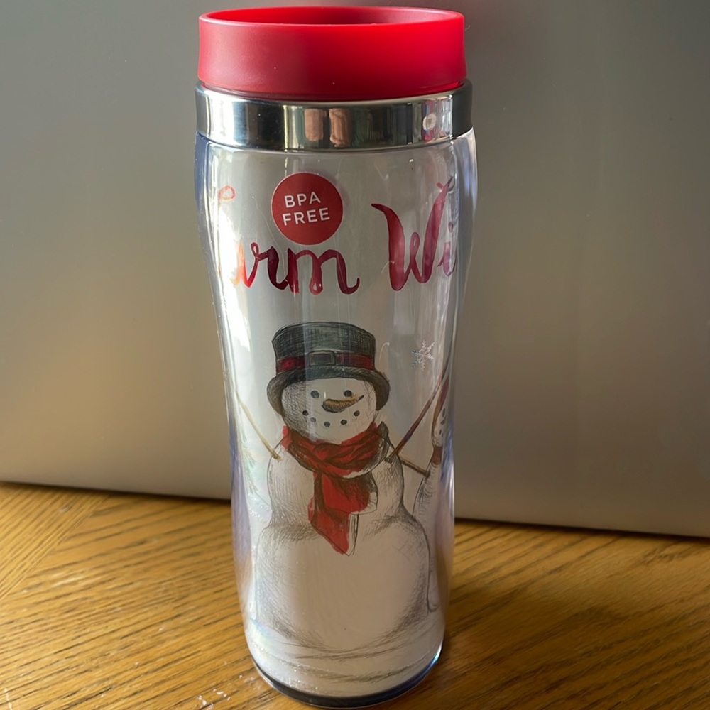 Travel Mug Tumbler Hot Cold Drink Cup 8" BPA Free